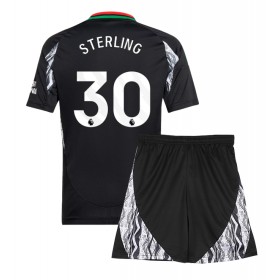 Arsenal Raheem Sterling #30 Borte skjorte til barn 2024-25 Kortermet (+ korte bukser)